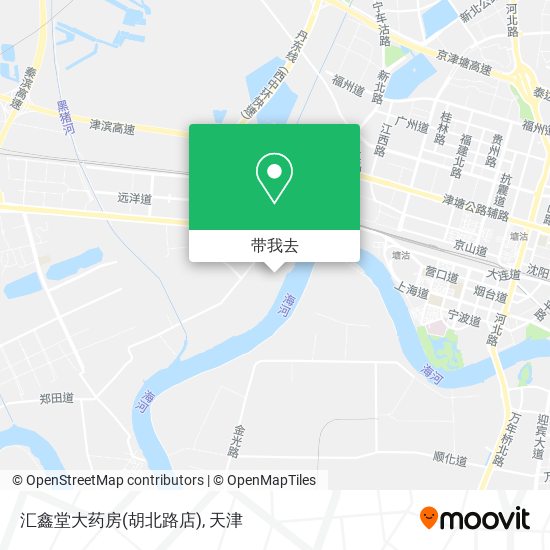 汇鑫堂大药房(胡北路店)地图