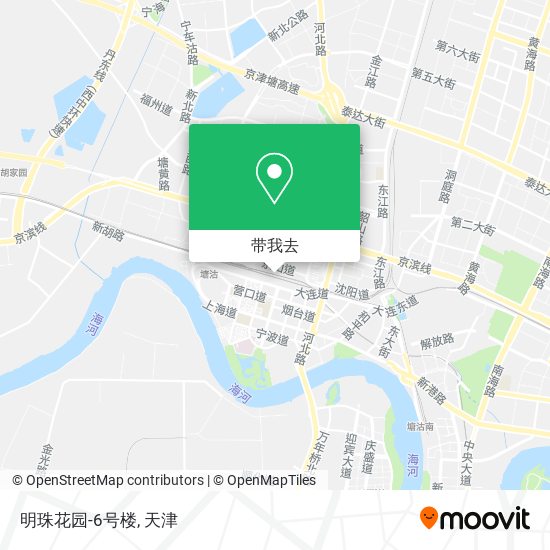 明珠花园-6号楼地图