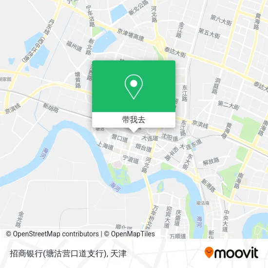 招商银行(塘沽营口道支行)地图