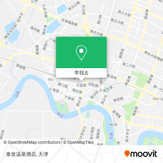 泰发温泉酒店地图