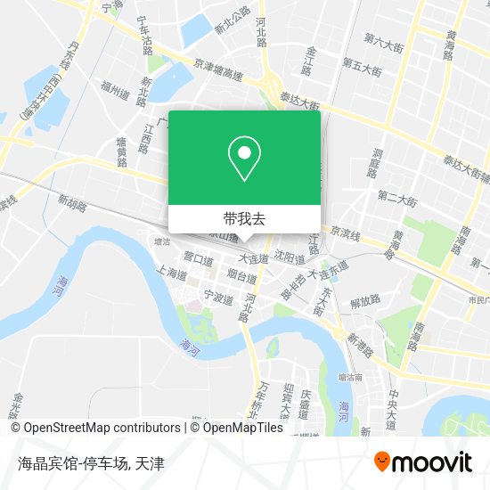 海晶宾馆-停车场地图