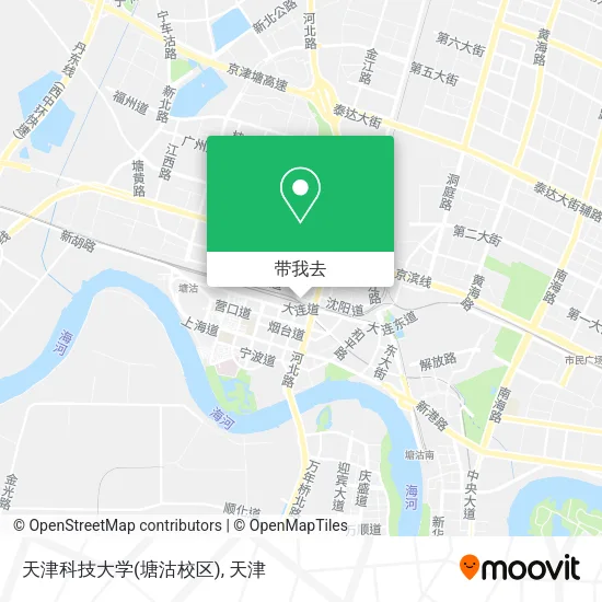 天津科技大学(塘沽校区)地图