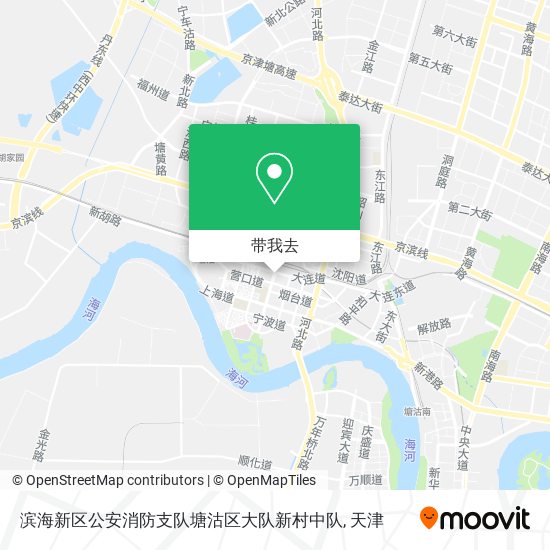 滨海新区公安消防支队塘沽区大队新村中队地图