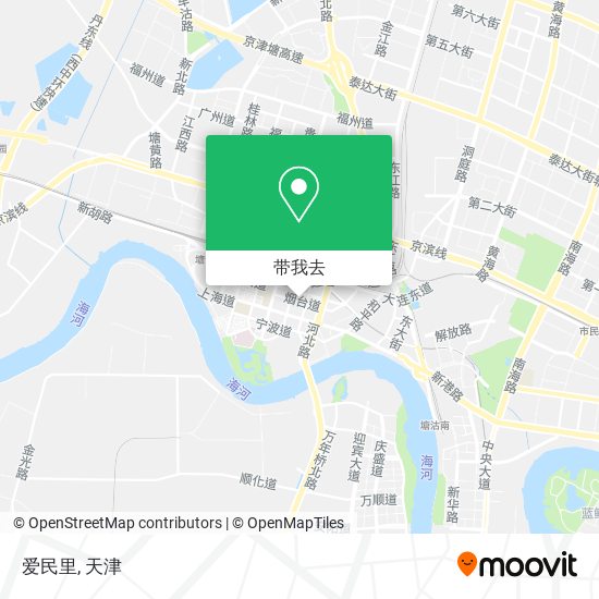 爱民里地图