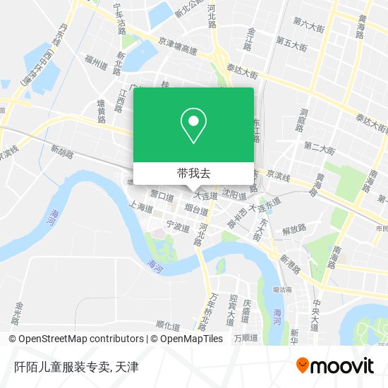 阡陌儿童服装专卖地图