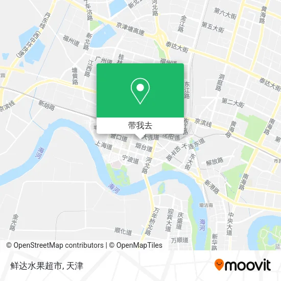 鲜达水果超市地图