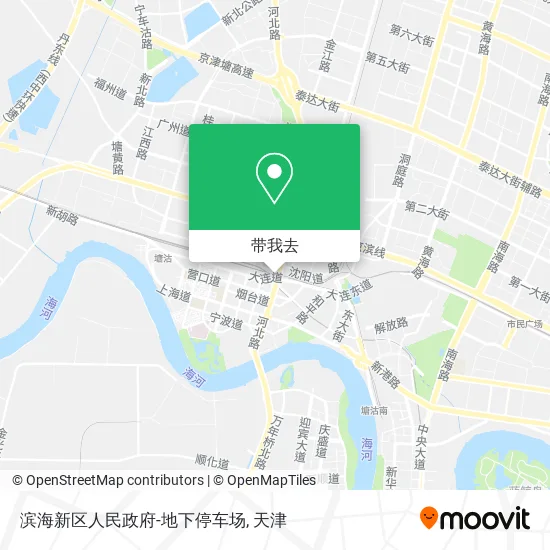 滨海新区人民政府-地下停车场地图