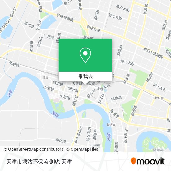 天津市塘沽环保监测站地图
