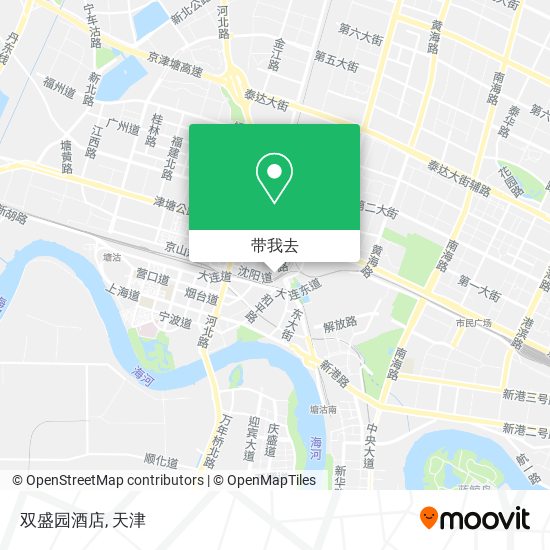 双盛园酒店地图