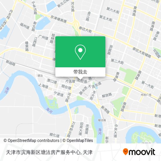 天津市滨海新区塘沽房产服务中心地图