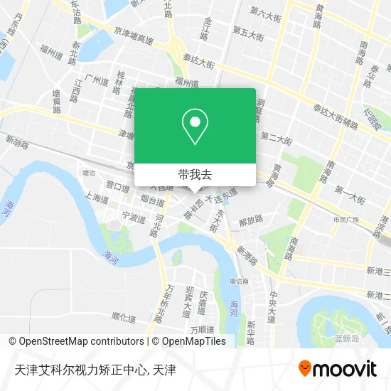 天津艾科尔视力矫正中心地图