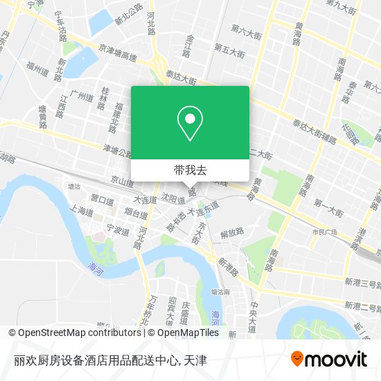 丽欢厨房设备酒店用品配送中心地图
