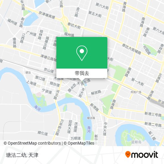 塘沽二幼地图