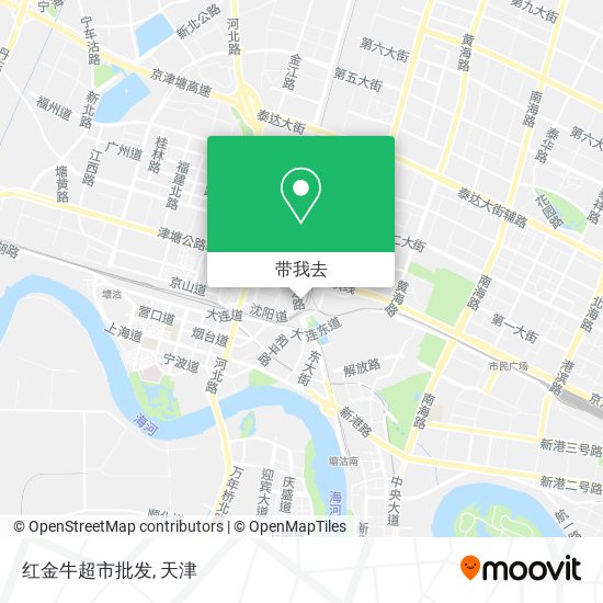 红金牛超市批发地图