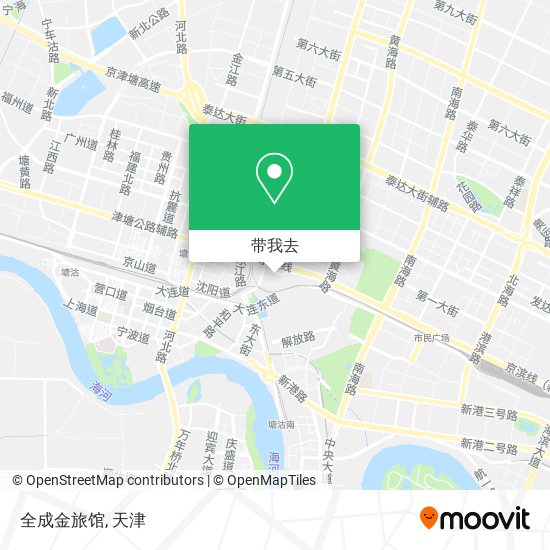 全成金旅馆地图