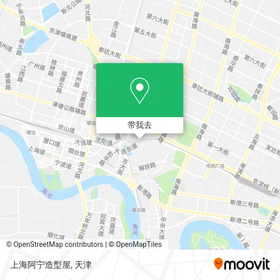 上海阿宁造型屋地图