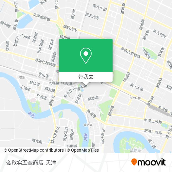 金秋实五金商店地图