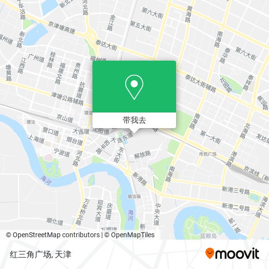 红三角广场地图