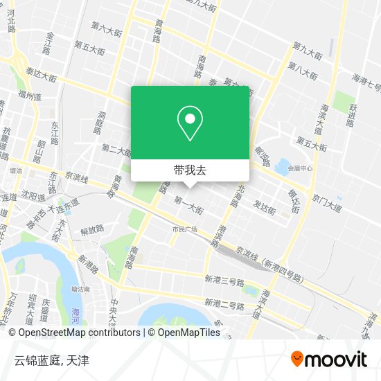 云锦蓝庭地图
