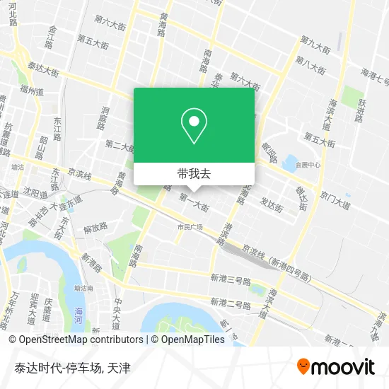 泰达时代-停车场地图