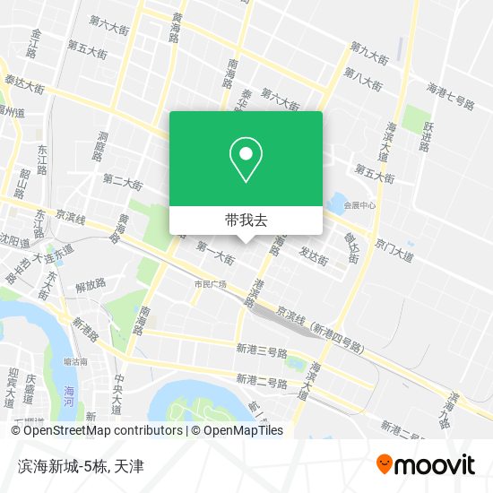 滨海新城-5栋地图