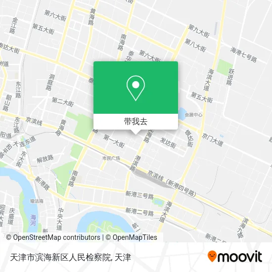 天津市滨海新区人民检察院地图