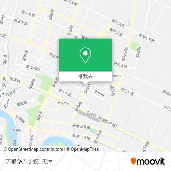 万通华府-北区地图
