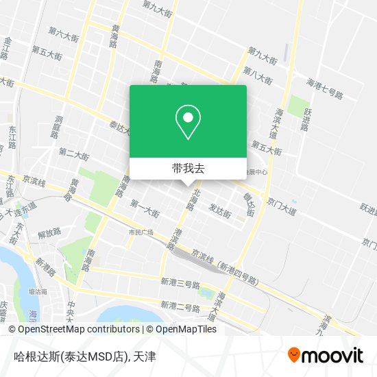 哈根达斯(泰达MSD店)地图