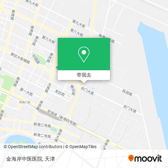 金海岸中医医院地图