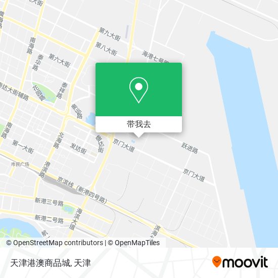 天津港澳商品城地图