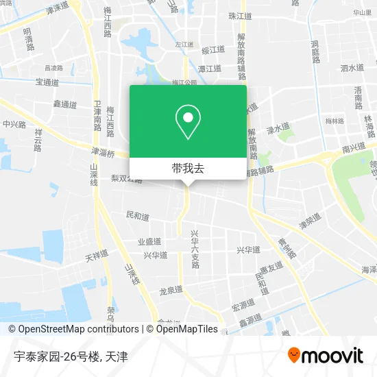 宇泰家园-26号楼地图