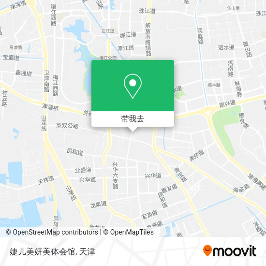 婕儿美妍美体会馆地图