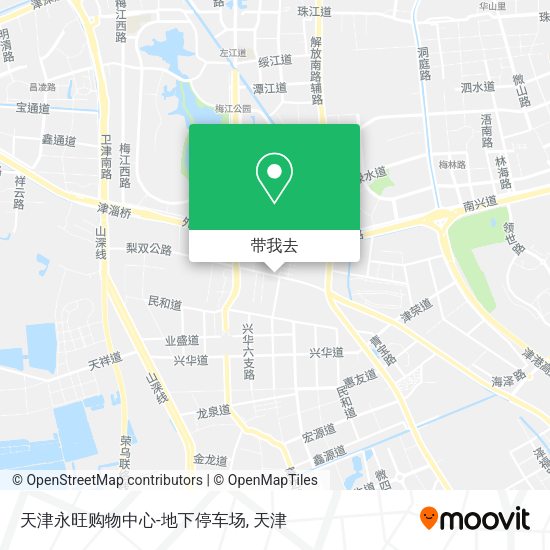 天津永旺购物中心-地下停车场地图