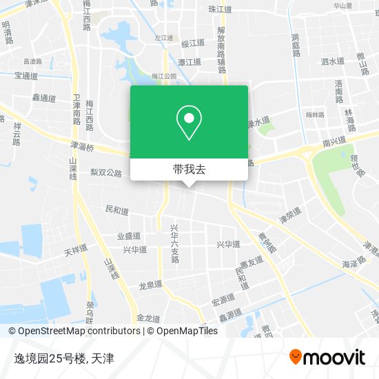 逸境园25号楼地图
