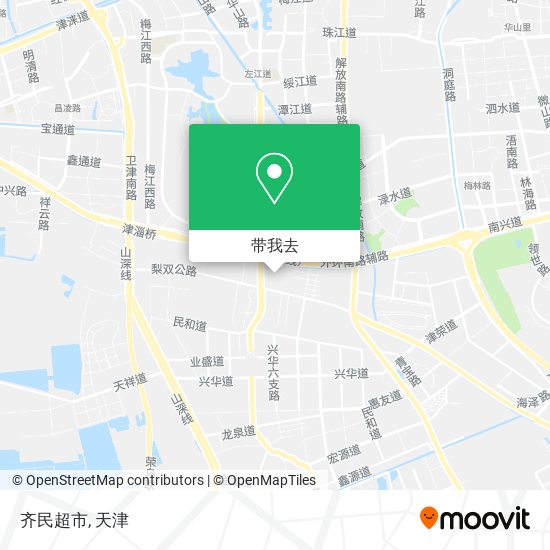 齐民超市地图