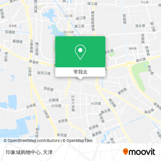 印象城购物中心地图