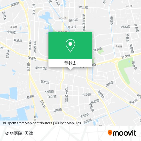 铭华医院地图
