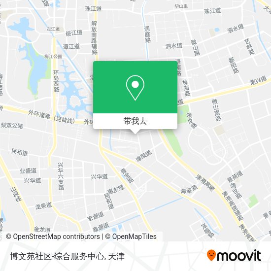 博文苑社区-综合服务中心地图