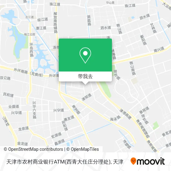 天津市农村商业银行ATM(西青大任庄分理处)地图