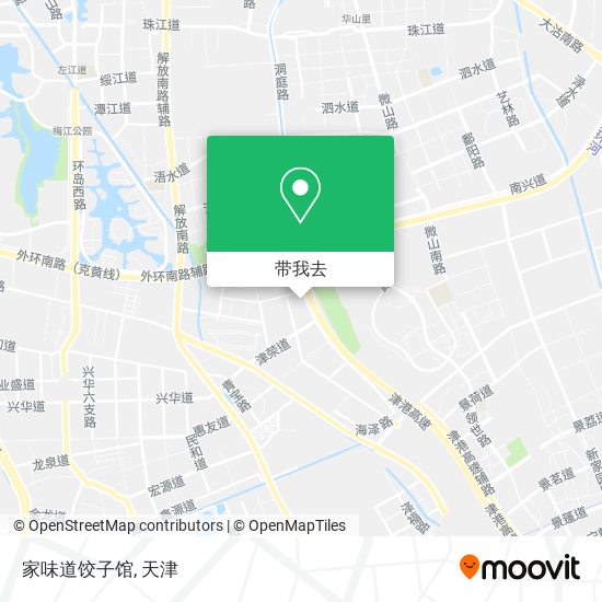 家味道饺子馆地图