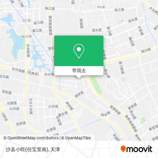 沙县小吃(任宝里南)地图