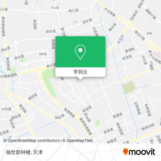 领世郡钟楼地图