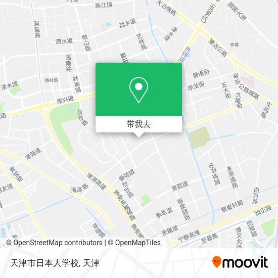 天津市日本人学校地图