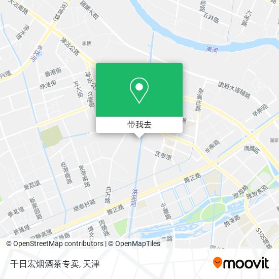 千日宏烟酒茶专卖地图