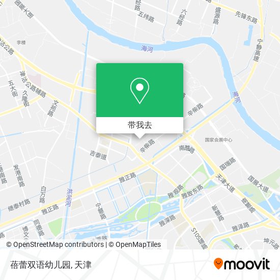蓓蕾双语幼儿园地图