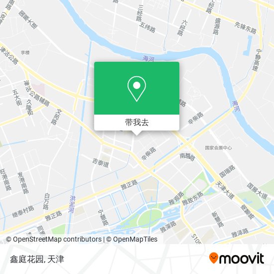 鑫庭花园地图
