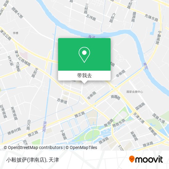 小毅披萨(津南店)地图