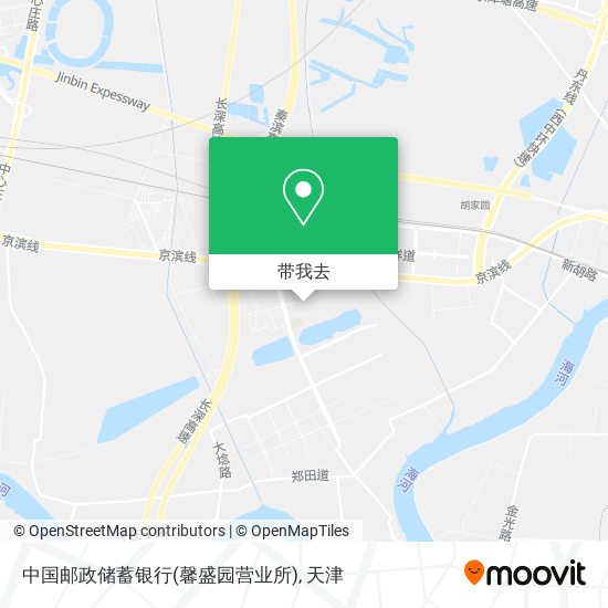 中国邮政储蓄银行(馨盛园营业所)地图