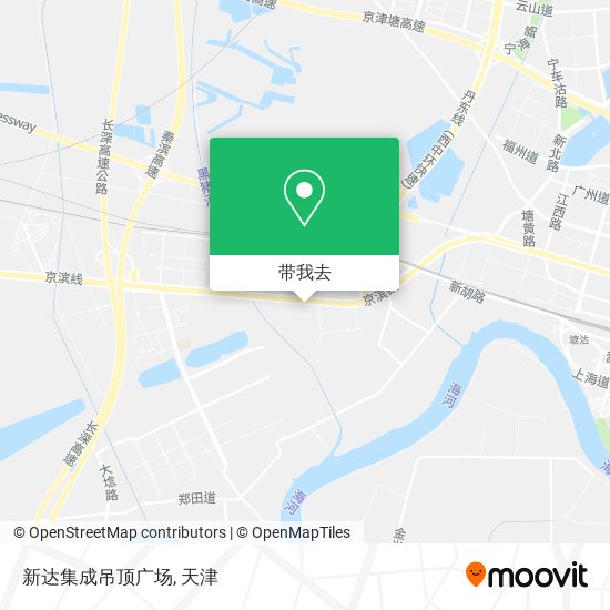 新达集成吊顶广场地图