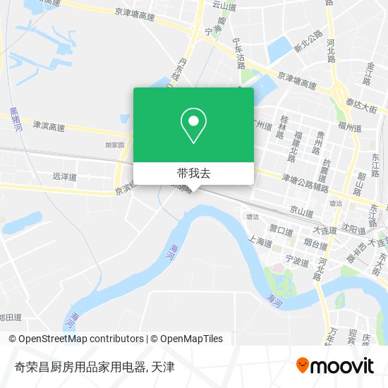 奇荣昌厨房用品家用电器地图